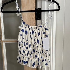 Reformation Arancia Dalmation Top
